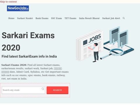 Sarkari Exams | Find all SarkariExam in India