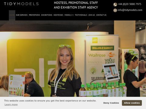 Promotional Models Agency, Promo Girls & Exhibition Staff London