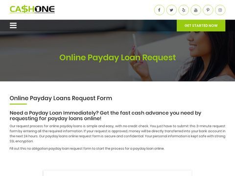 Apply for Payday Loans Online at CashOne in Minutes