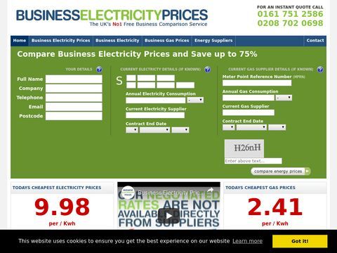Business Electricity Prices