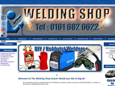 Welding Supplies and welding equipment at MetConnect, For all your industrial equipment based in Oldham, Lancashire UK
