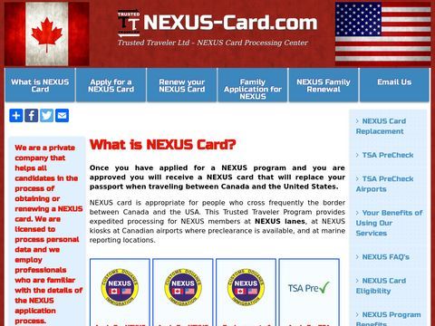 NEXUS Card Program