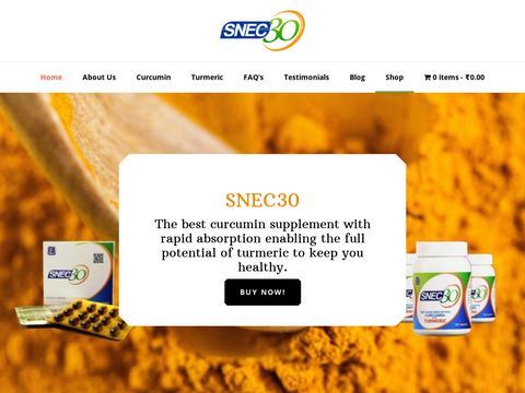 SNEC30 – Curcumin With Highest Bioavailability