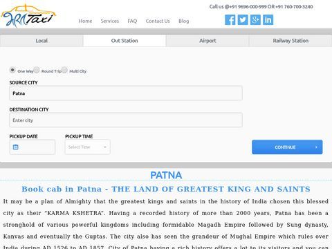 Cab Booking in Patna | Patna Cab Hire