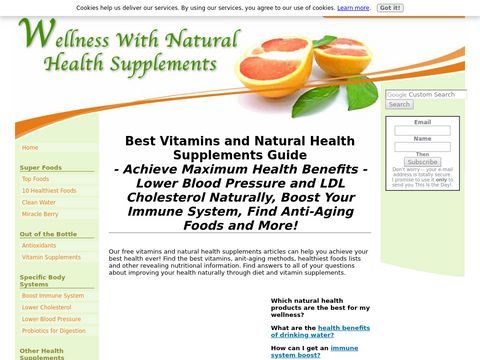 Wellness With Natural Health Supplements