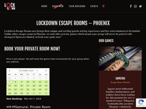 Lockdown Escape Rooms - Scottsdale