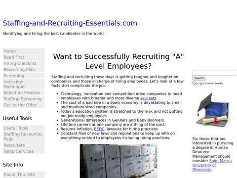 Staffing and Recruiting Essentials
