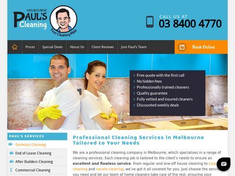 Pauls Cleaning Melbourne | Amazing Results Every Time