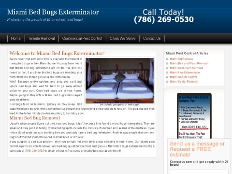 Miami Bed Bugs Exterminator
