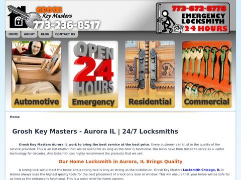 Grosh and Son Locksmith - Aurora IL | 24/7 Locksmiths