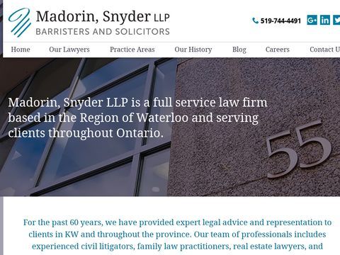 Madorin, Snyder LLP Barristers and Solicitors