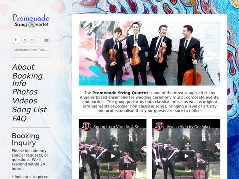 Promenade String Quartet - Los Angeles Wedding Musicians