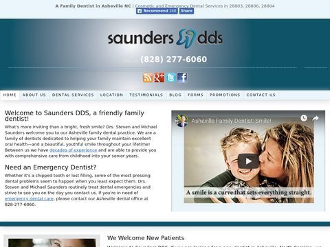 Saunders DDS - An Asheville NC Family Dentist - 28803 - Cosm