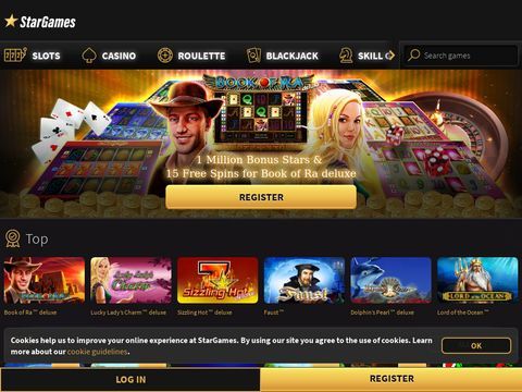 StarGames Online Casino |  €100 Casino Bonus 