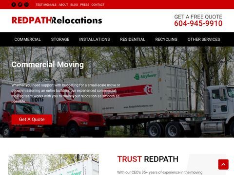 Commercial Moving Vancouver | Commercial Movers | Redpath