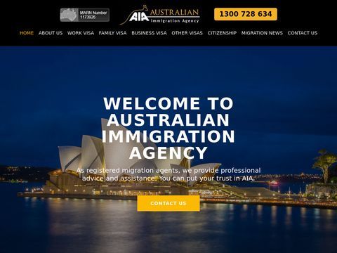 Australian Immigration Agency AIA Visa Services Agents