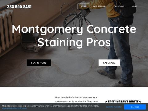 Montgomery Concrete Staining Pro