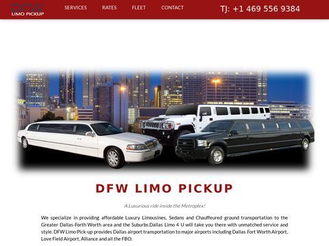 DFW Limo Pickup | Luxurious Transportation in Dallas Texas
