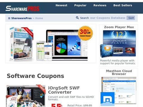 Software Discount Coupons - SharewarePROS