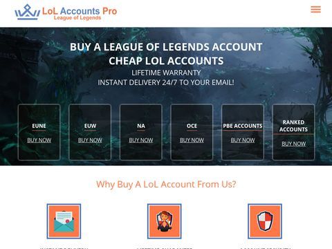 LOL Account For Sale