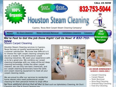 Cypress Texas Steam Carpet Cleaning | Carpet Cleaners