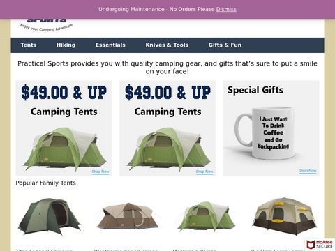 Camping Tents | Practical Sports