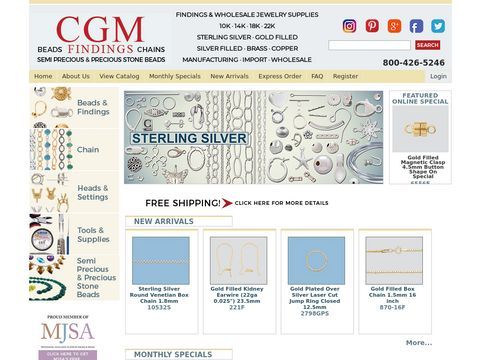 CGM Findings Wholesale Jewelry Supplies
