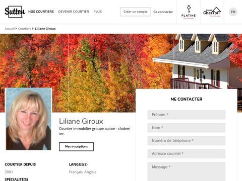 Liliane Giroux Courtier Immobilier Sutton