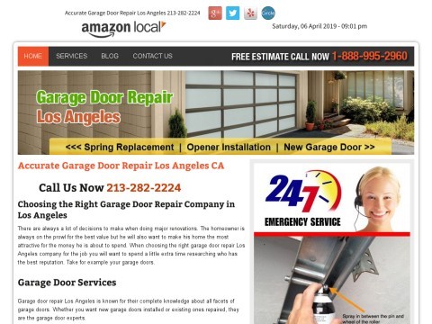 Accurate Garage Door Repair Los Angeles