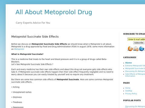 Metoprolol Succinate