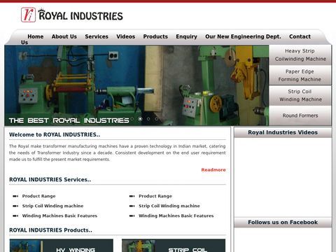 Royal Industries make transformers manufacturing machines