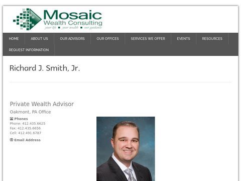 Mosaic Wealth Consulting - Richard J. Smith, Jr.