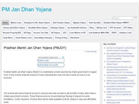 All About Pradhan Mantri Jan Dhan Yojana scheme