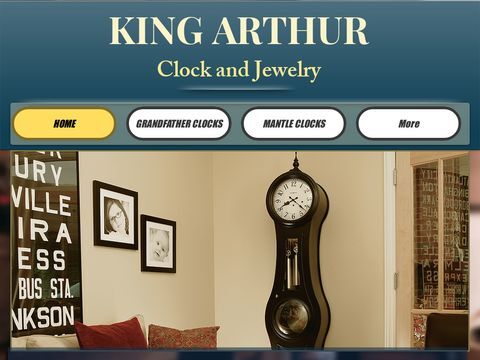 King Arthur Clock and Jewelry