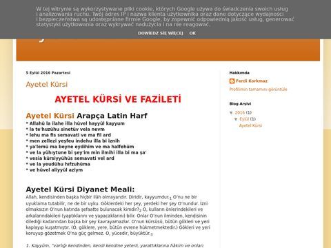 Ayetel kürsi, ayetel kursi duasi, ayetel kursi oku