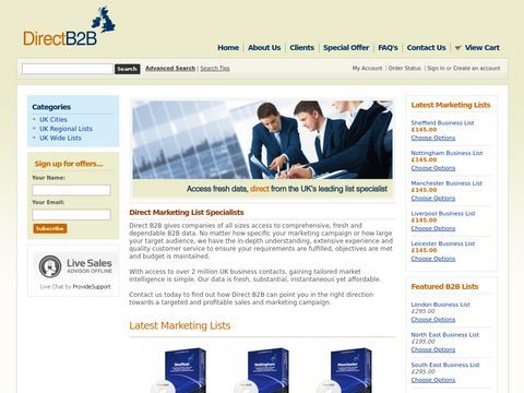 Business Marketing Lists