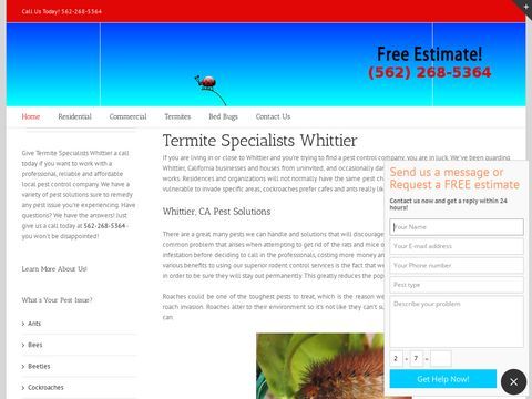 Termite Specialists Whittier