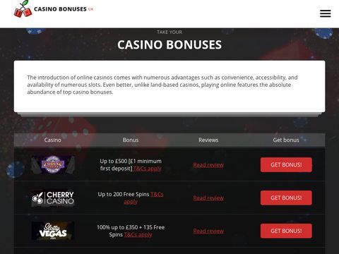 GetCasinoBonus - #1 Place for Gamblers