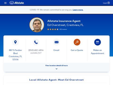 Allstate Insurance Agent: Ed Overstreet