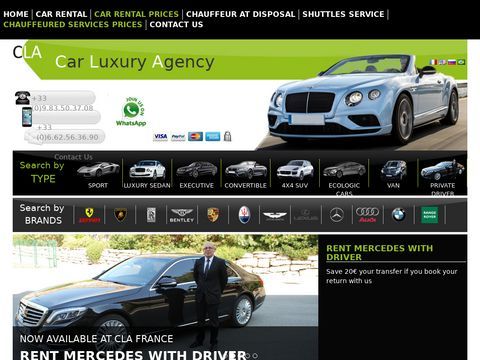 Luxury car rental