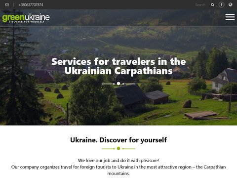 Tourism in Ukrainian Carpathians with language support | Green Ukraine