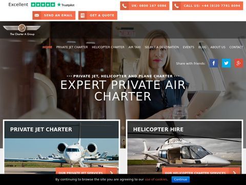Private Jet Charter | Helicopter Hire | Plane charter | Rent Aircraft