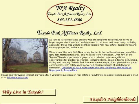 Tuxedo Park Affiliates Realty LTD