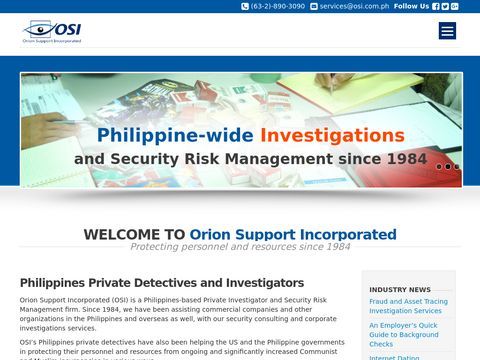 Philippines Private Investigators