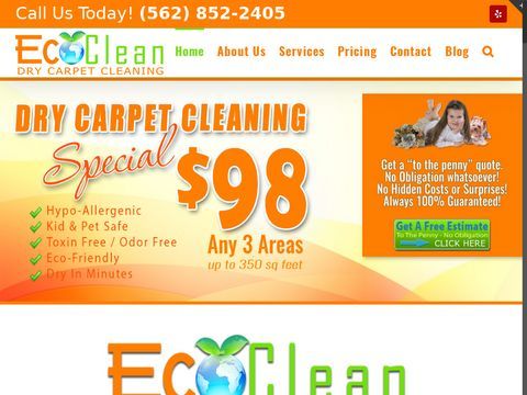 EcoClean Dry Carpet Cleaning