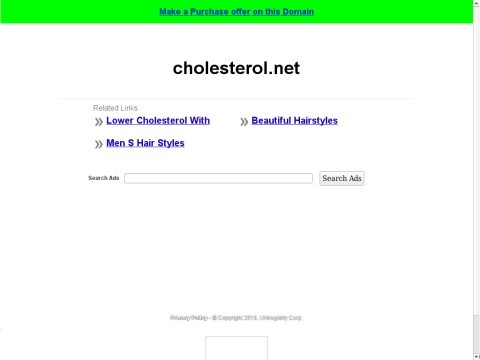 Cholesterol Information
