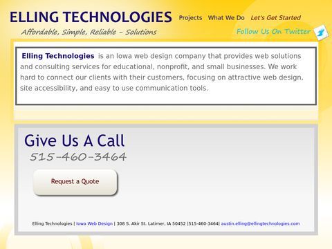 Iowa Web Desgin - Elling Technologies