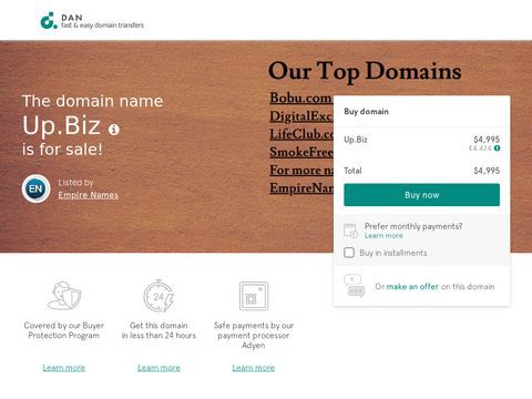 Domain Name Registration and Web Hosting Service