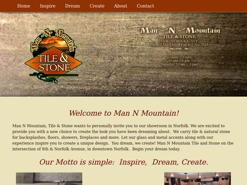 Man N Mountain-tile & stone