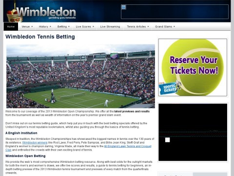 Wimbledon Tennis Betting Guide